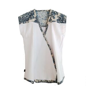 Shitsuko Sleeveless Shirt-Kimono