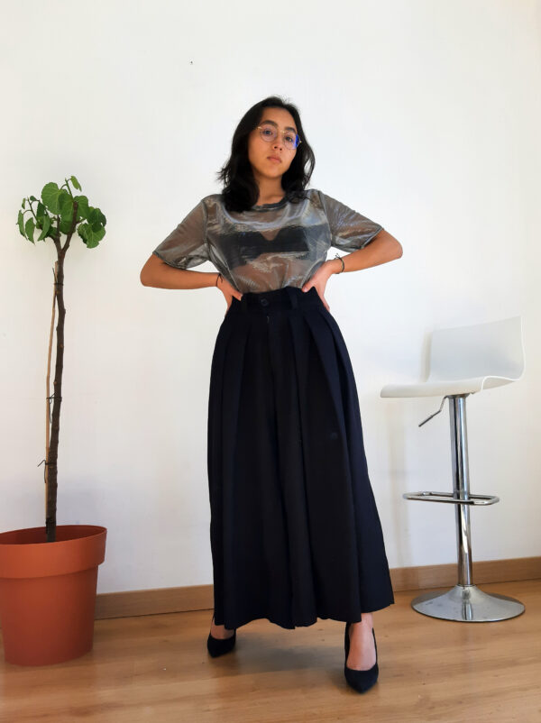 Hakama micro-corduroy trousers W - Image 2