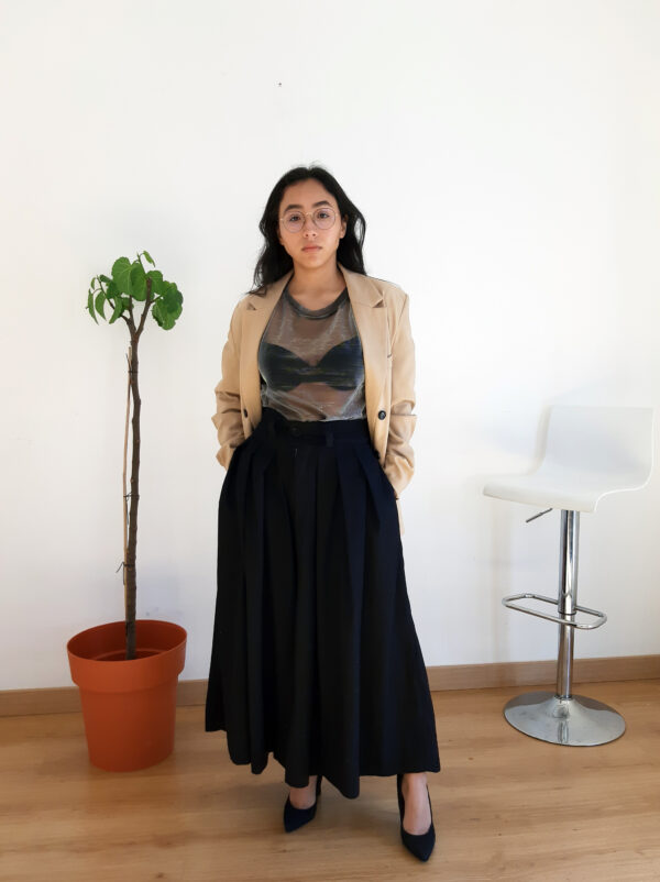 Hakama micro-corduroy trousers W - Image 6