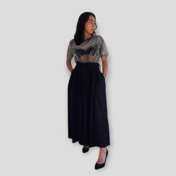 Hakama micro-corduroy trousers W - Image 7