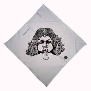 Blow satin scarf