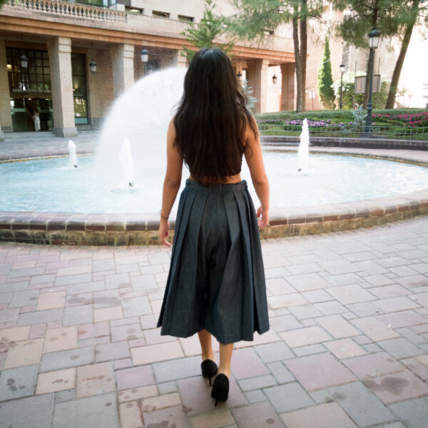 Denim Hakama Trousers W - Image 17