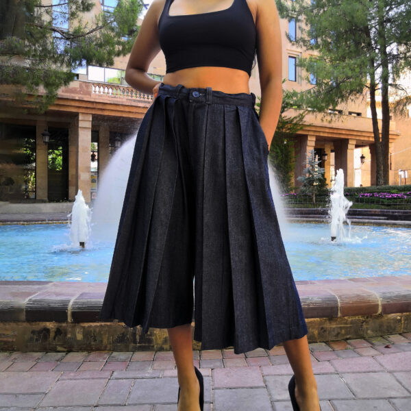 Denim Hakama Trousers W - Image 14