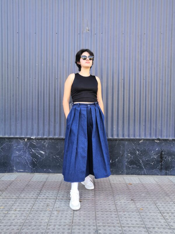 Denim Hakama Trousers W - Image 7