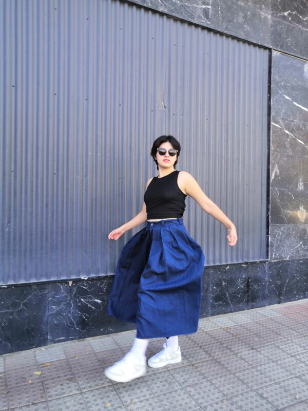 Denim Hakama Trousers W - Image 9